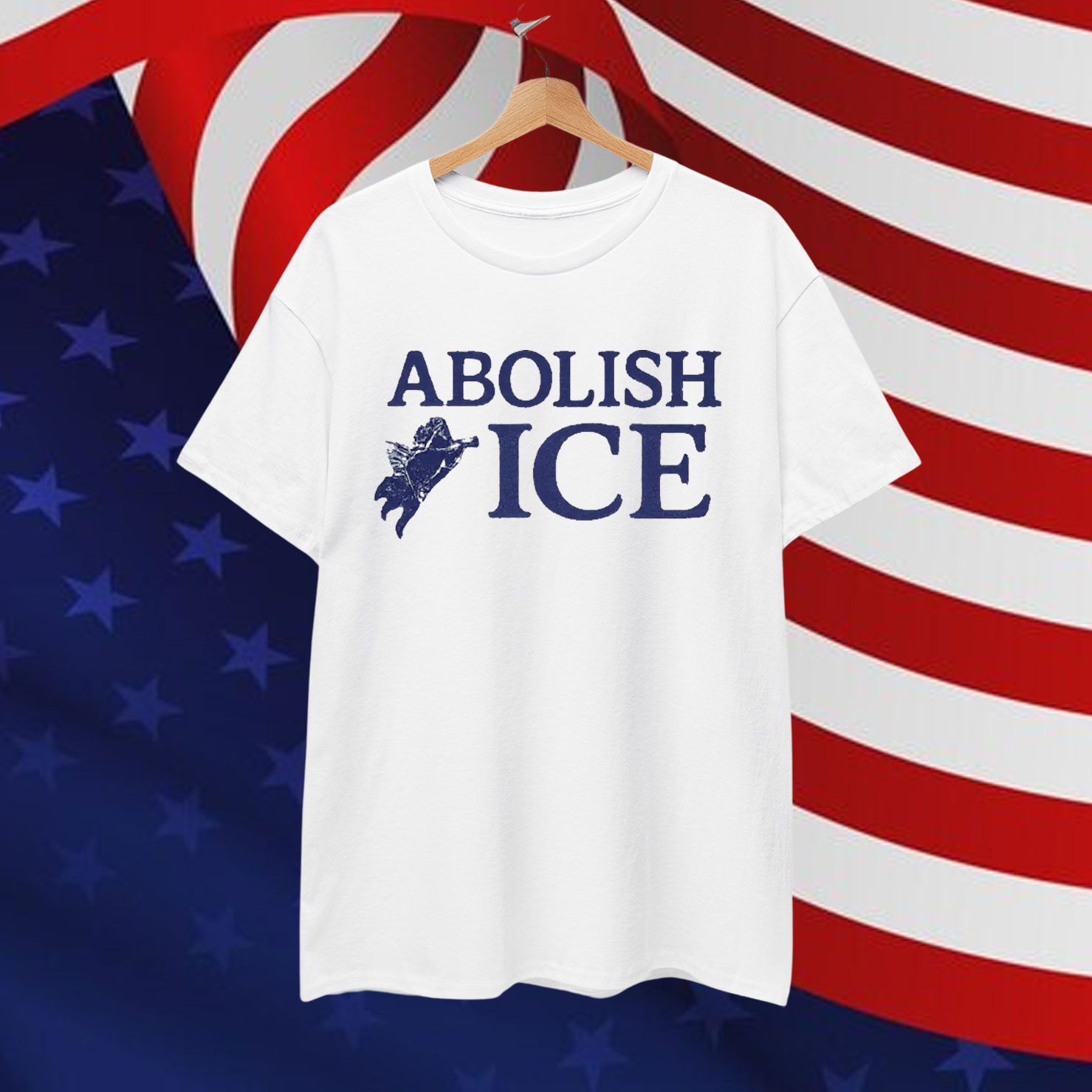 Abolish ICE Angel T-Shirt