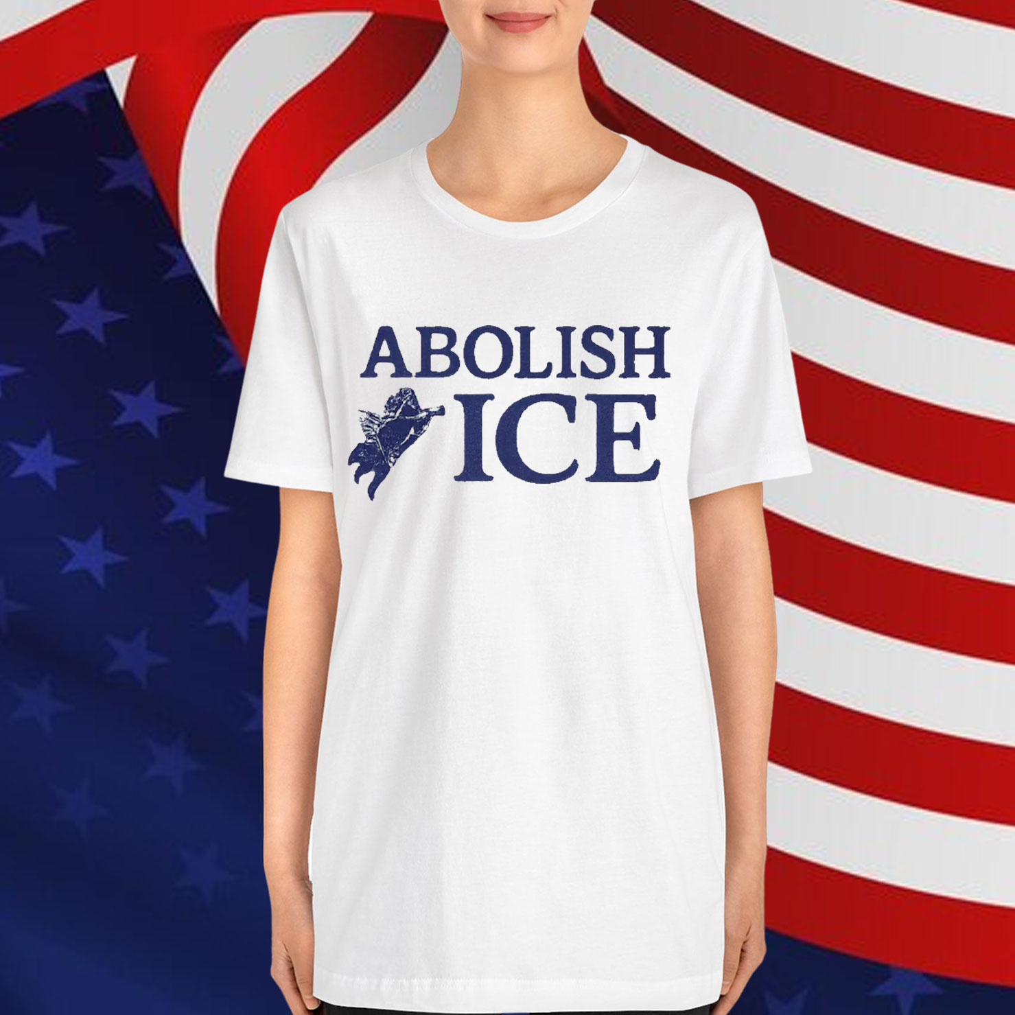 Abolish ICE Angel T-Shirt