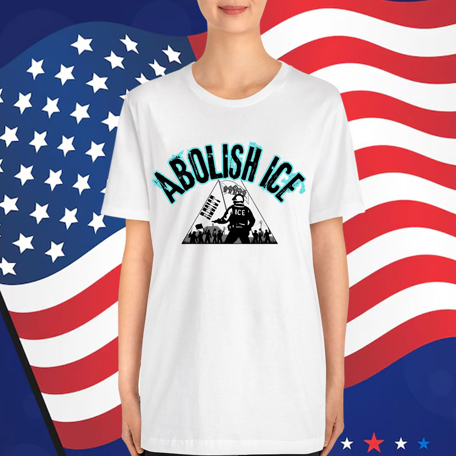 Abolish ICE Immigrant LA Resist T-Shirt