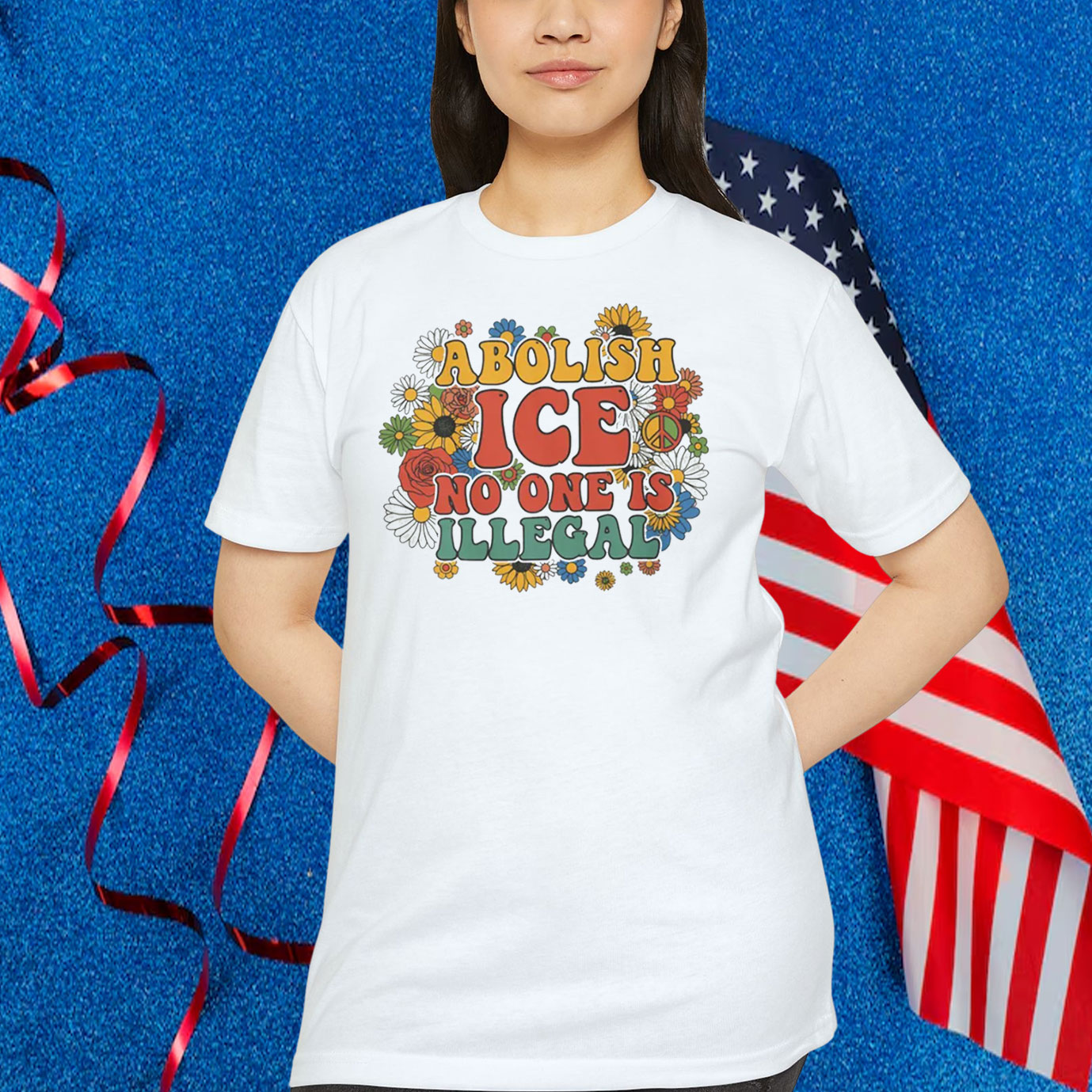 Abolish ICE No One Is Illegal Shirt