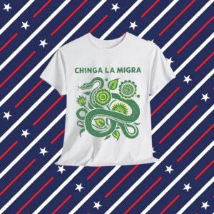 Abolish ICE Chinga La Migra Digital Design T-Shirt