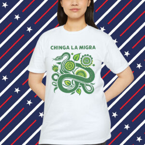 Abolish ICE Chinga La Migra Digital Design T-Shirt