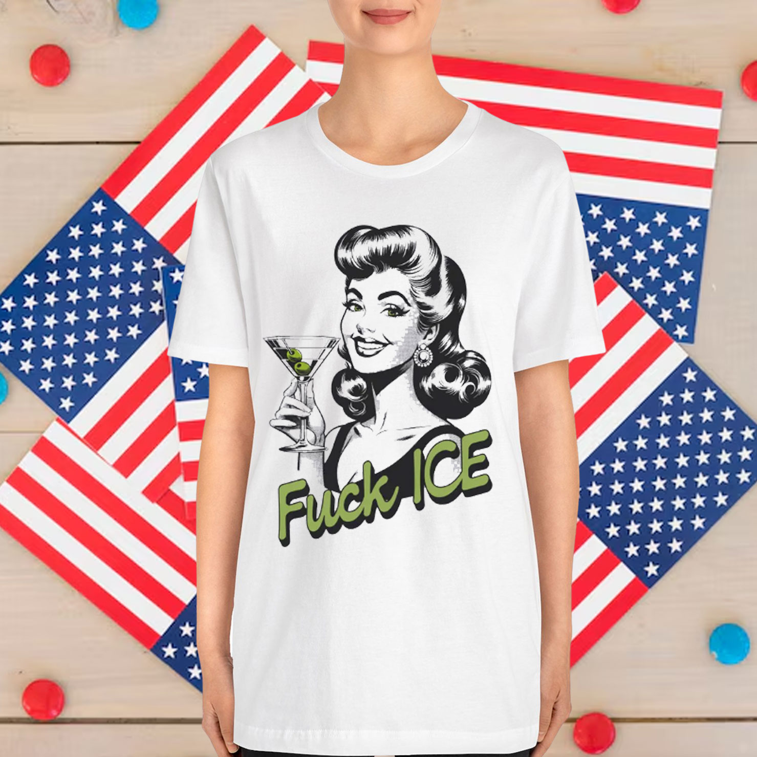 Abolish ICE Protest Crop T-Shirt