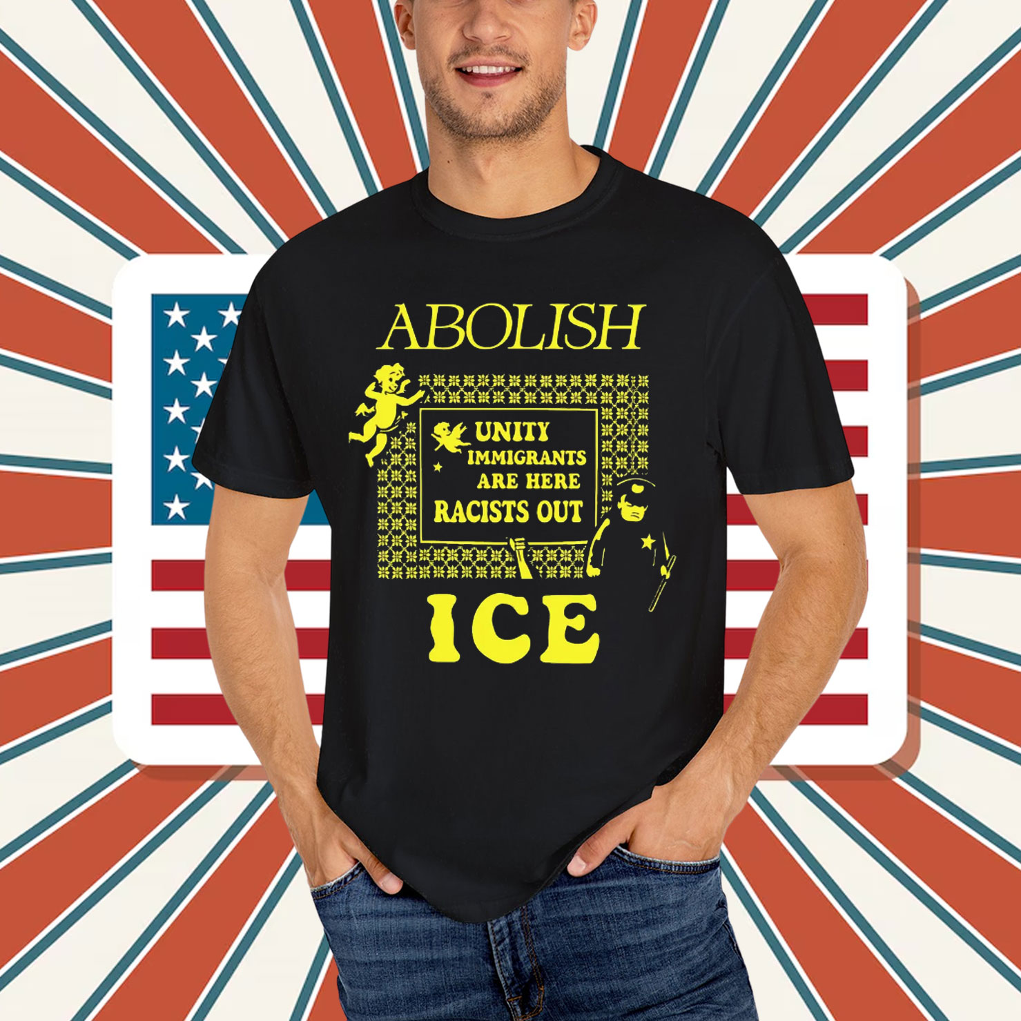 Abolish ICE Protest T-Shirt