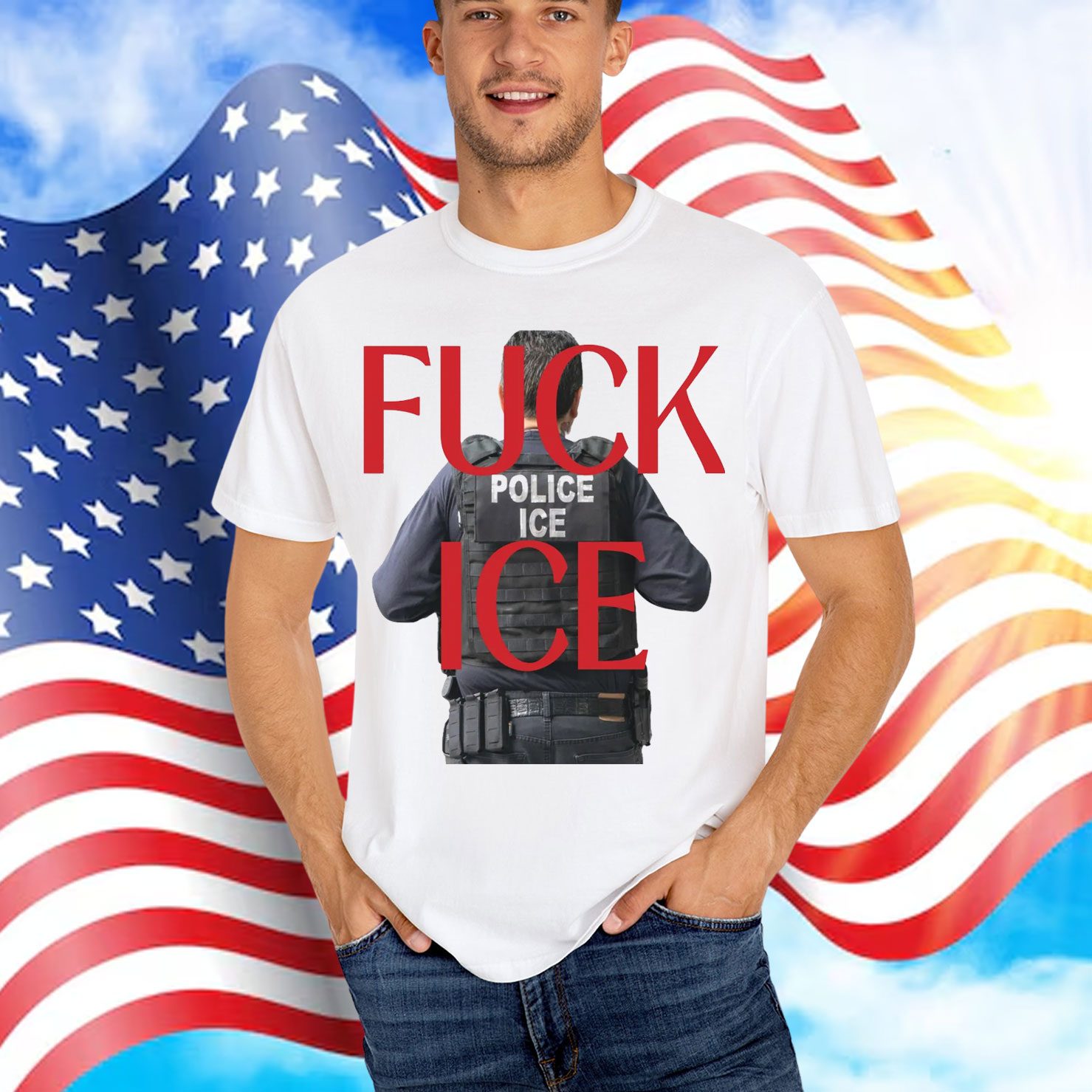 Fuck ICE Protest T-Shirt