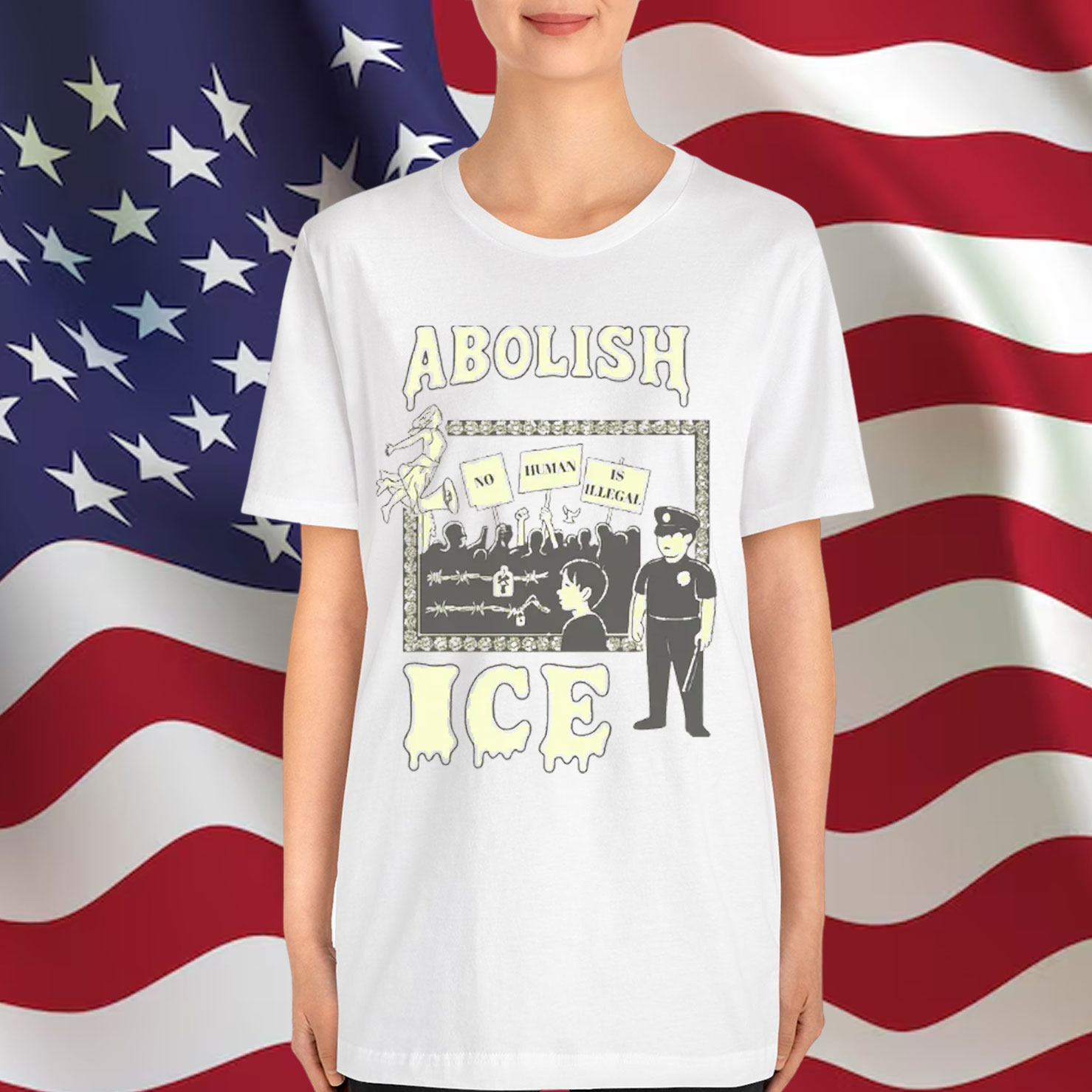 Abolish ICE Protest T-Shirt