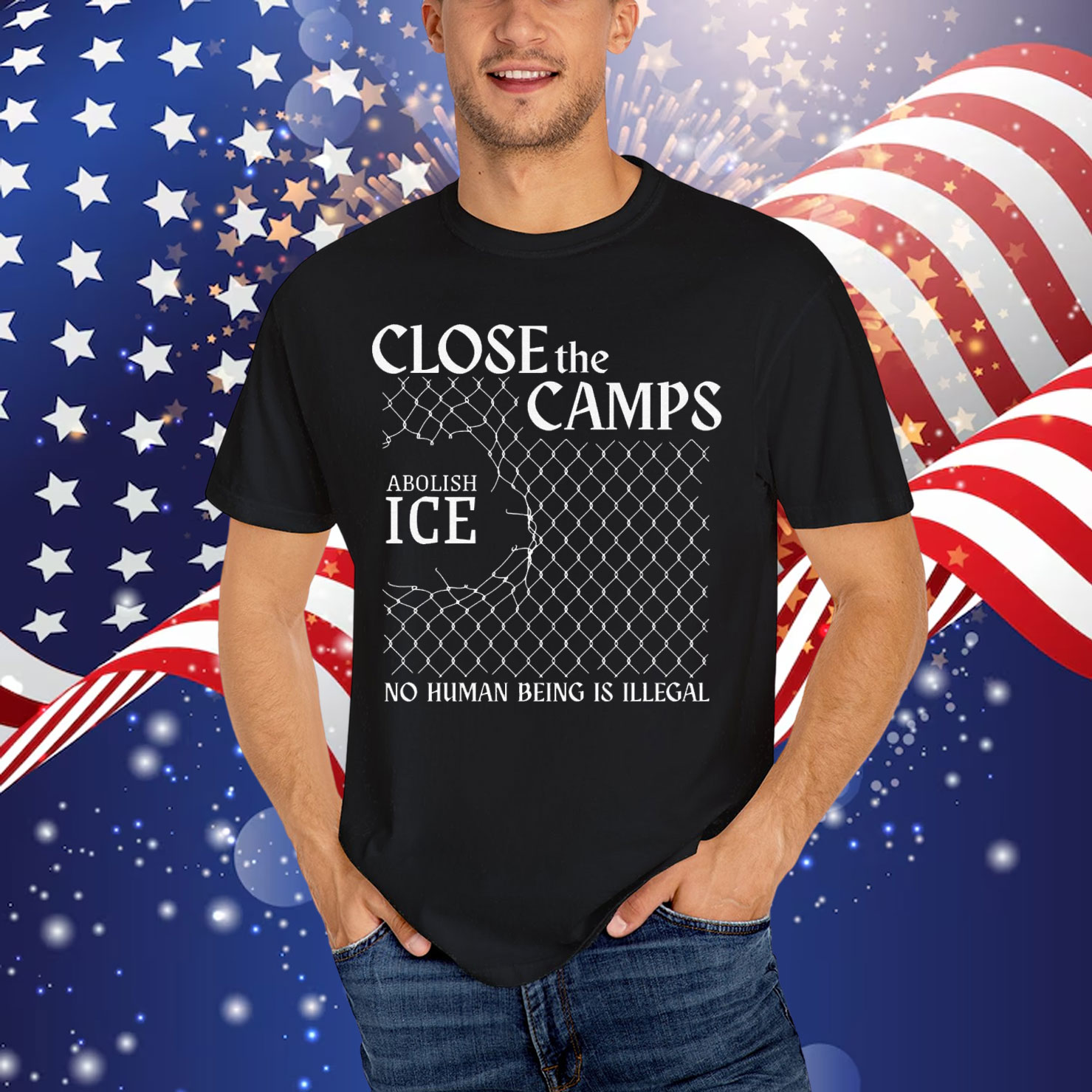 Abolish ICE Shirt Close The Camps T-Shirt