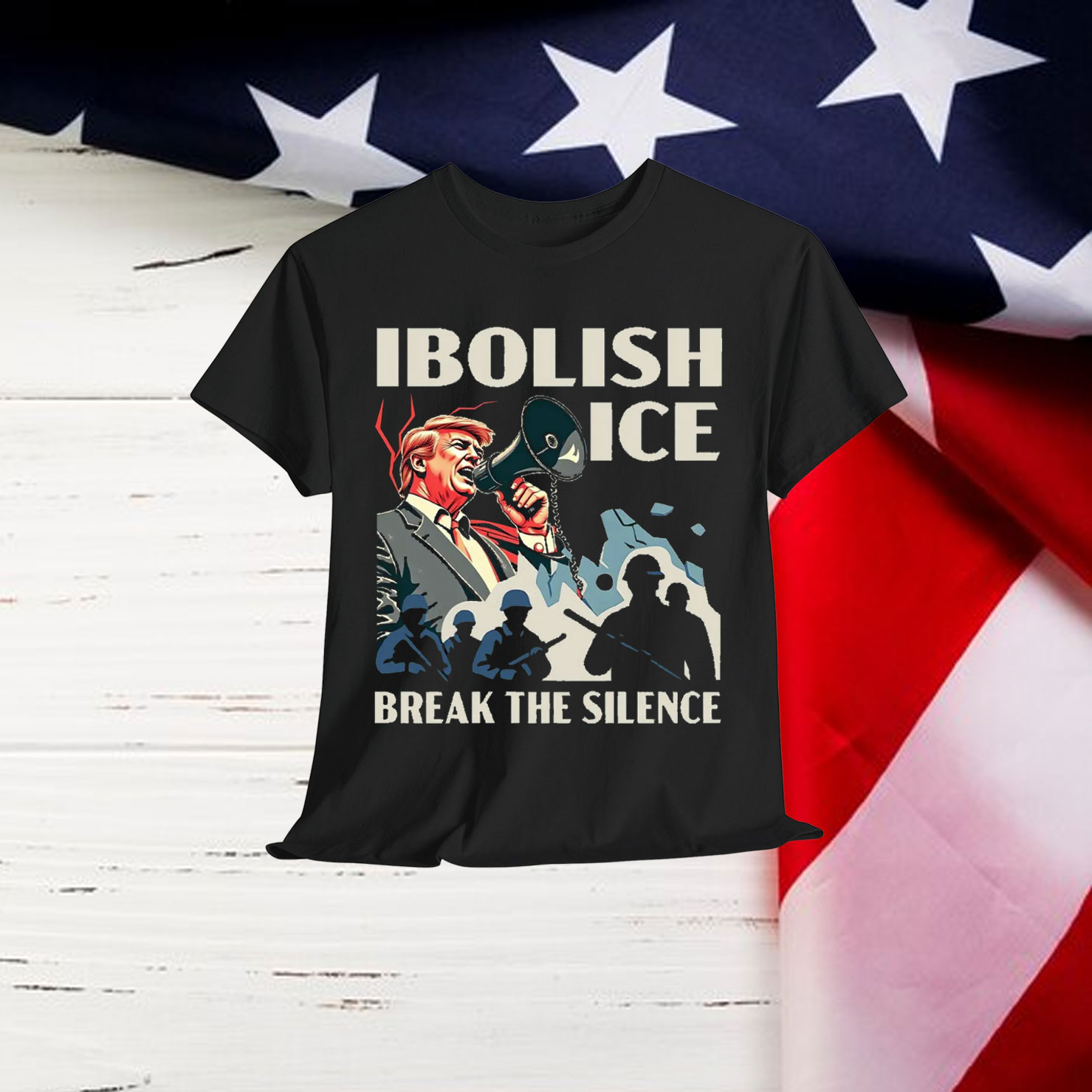 Abolish Anti Trump Fuck ICE T-Shirt
