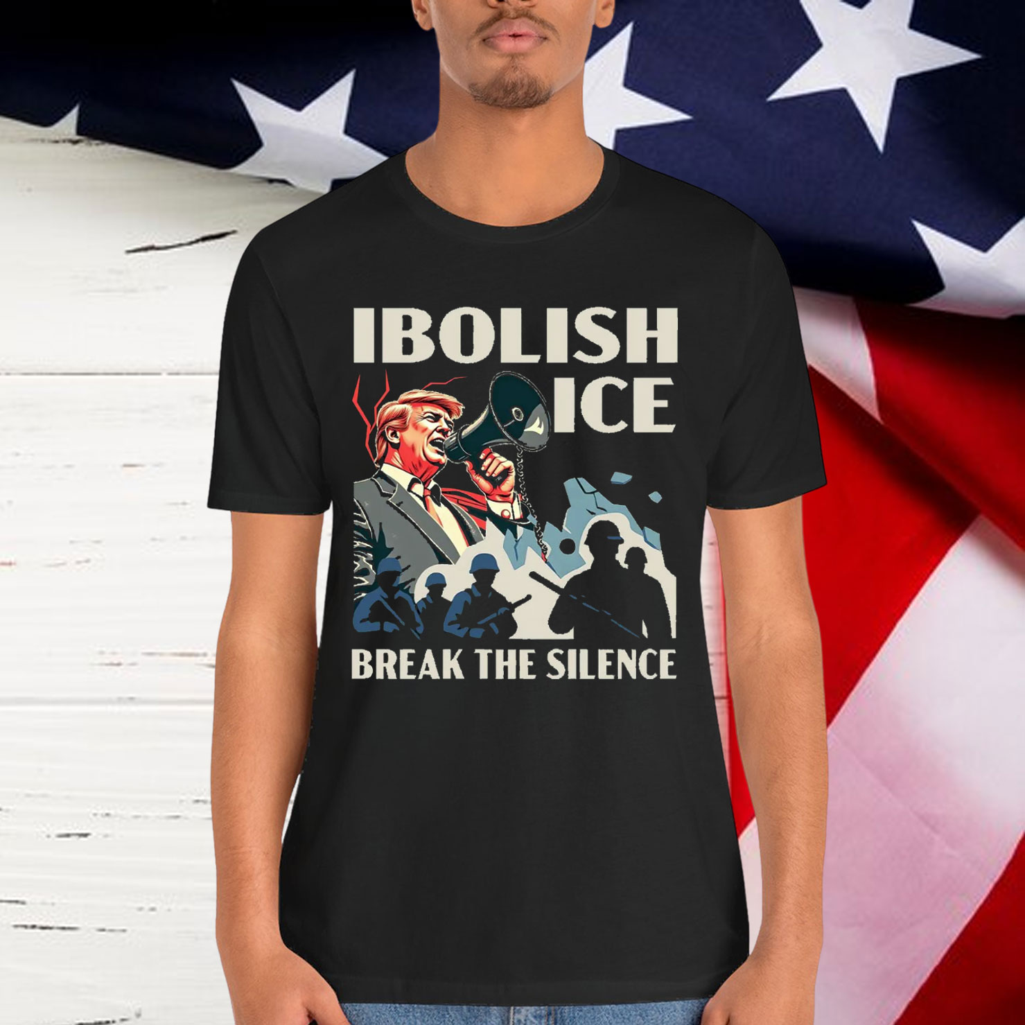 Abolish Anti Trump Fuck ICE T-Shirt