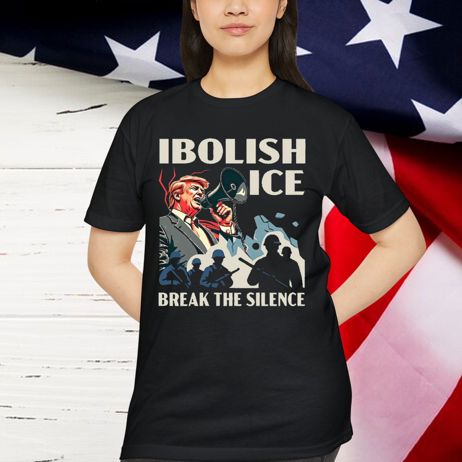 Abolish Anti Trump Fuck ICE T-Shirt