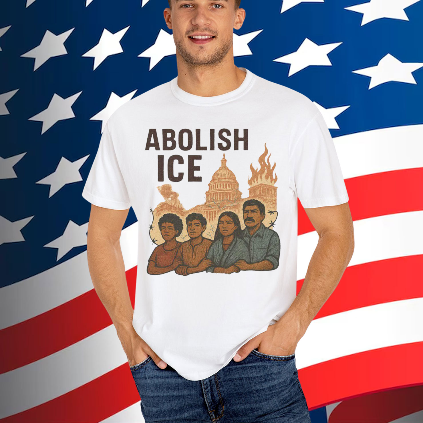 Abolish ICE T-Shirt