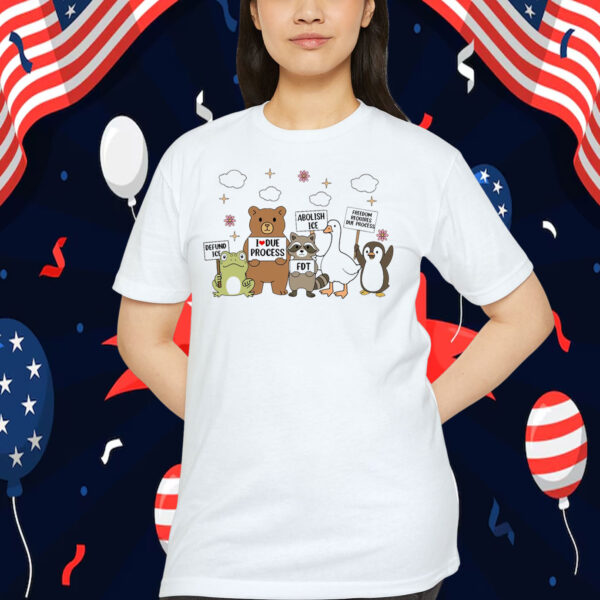 Abolish Ice Defund ICE I Love Due Process FDT Freedom Requires Due Process Shirt