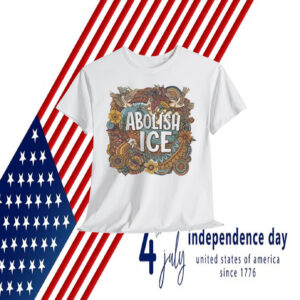 Abolish Ice Hippie Floral Shirt