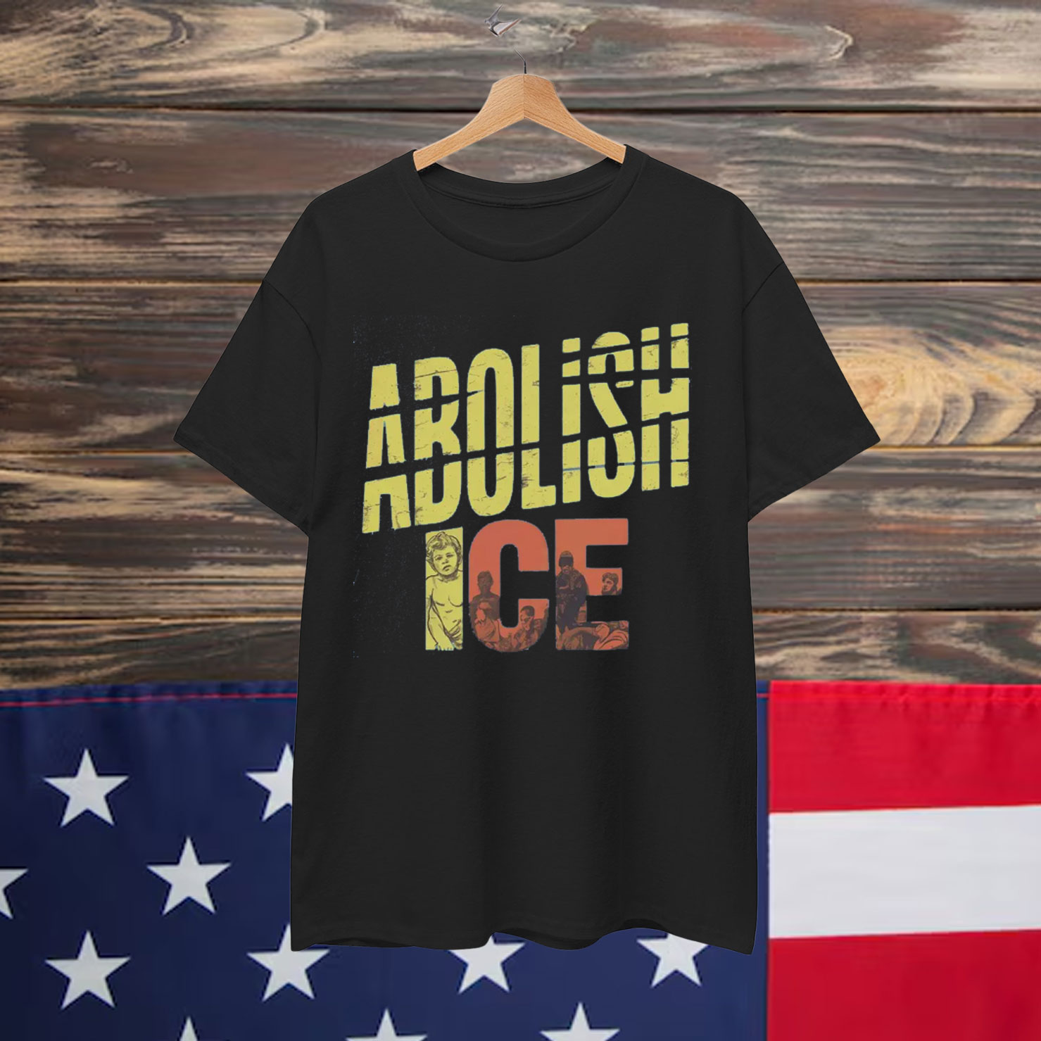Abolish Ice No Human Is Illegal T-Shirt