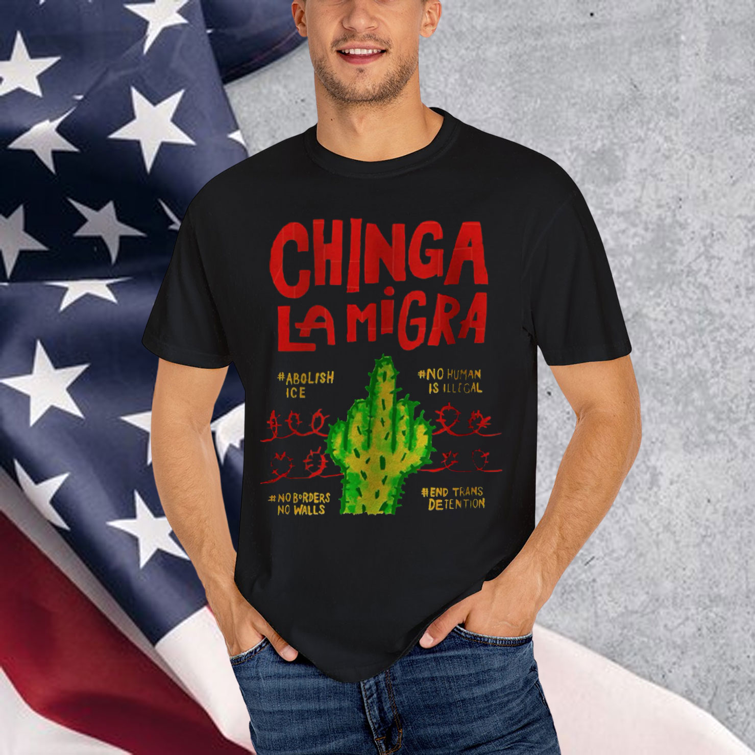 Abolish Ice No Human Illegal T-Shirt