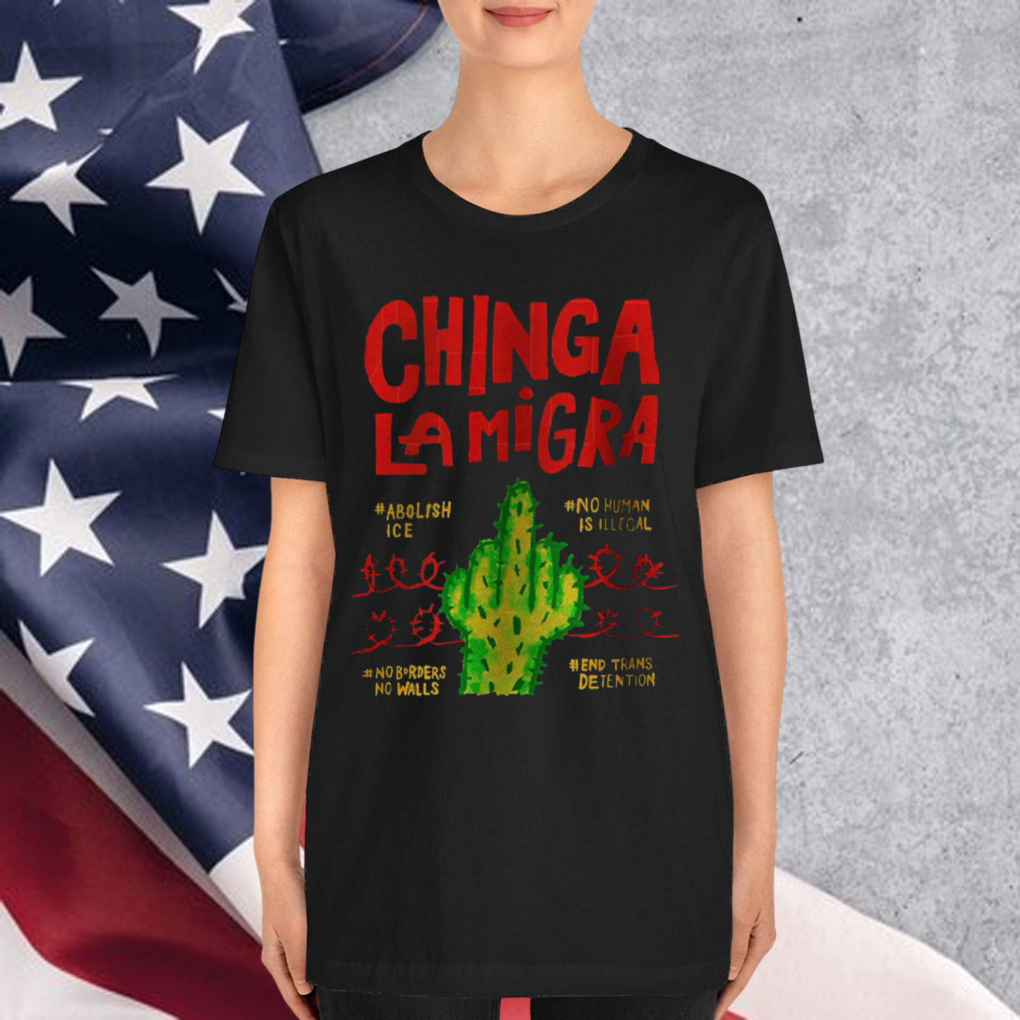 Abolish Ice No Human Illegal T-Shirt