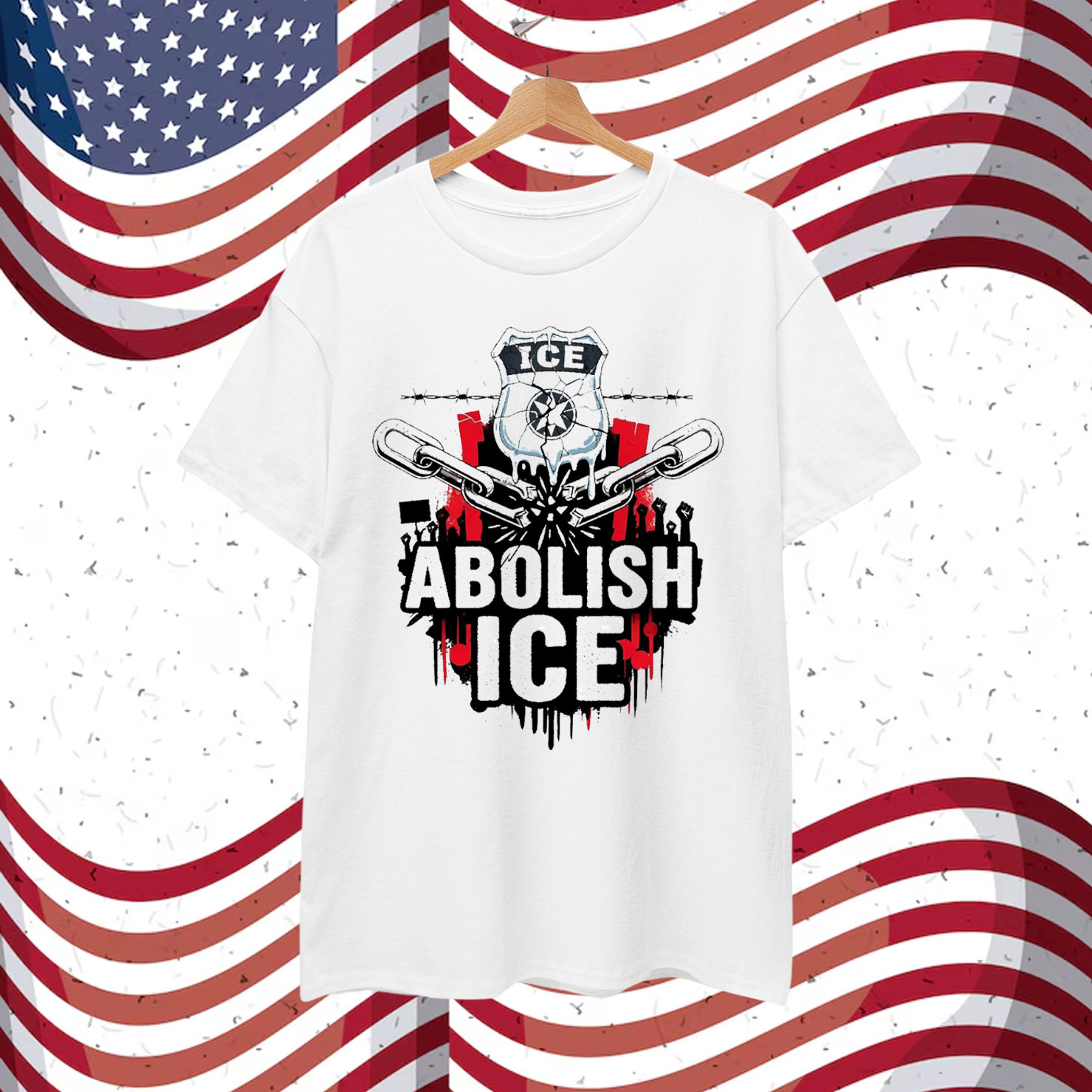 Abolish Ice Protest T-Shirt