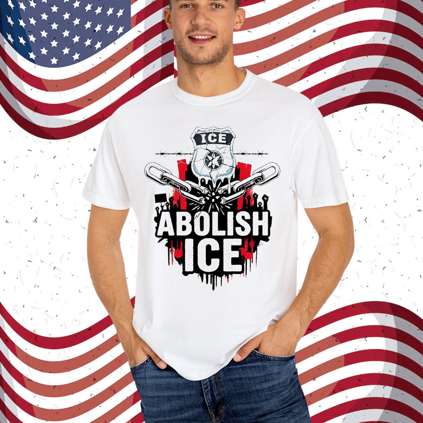 Abolish Ice Protest T-Shirt