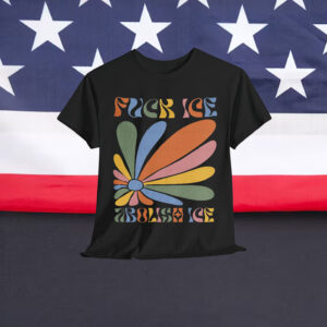 Abolish Ice Retro Floral T-Shirt