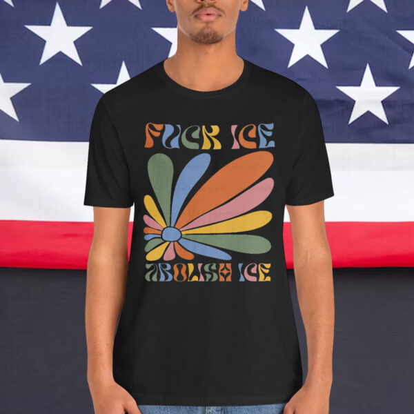 Abolish Ice Retro Floral T-Shirt