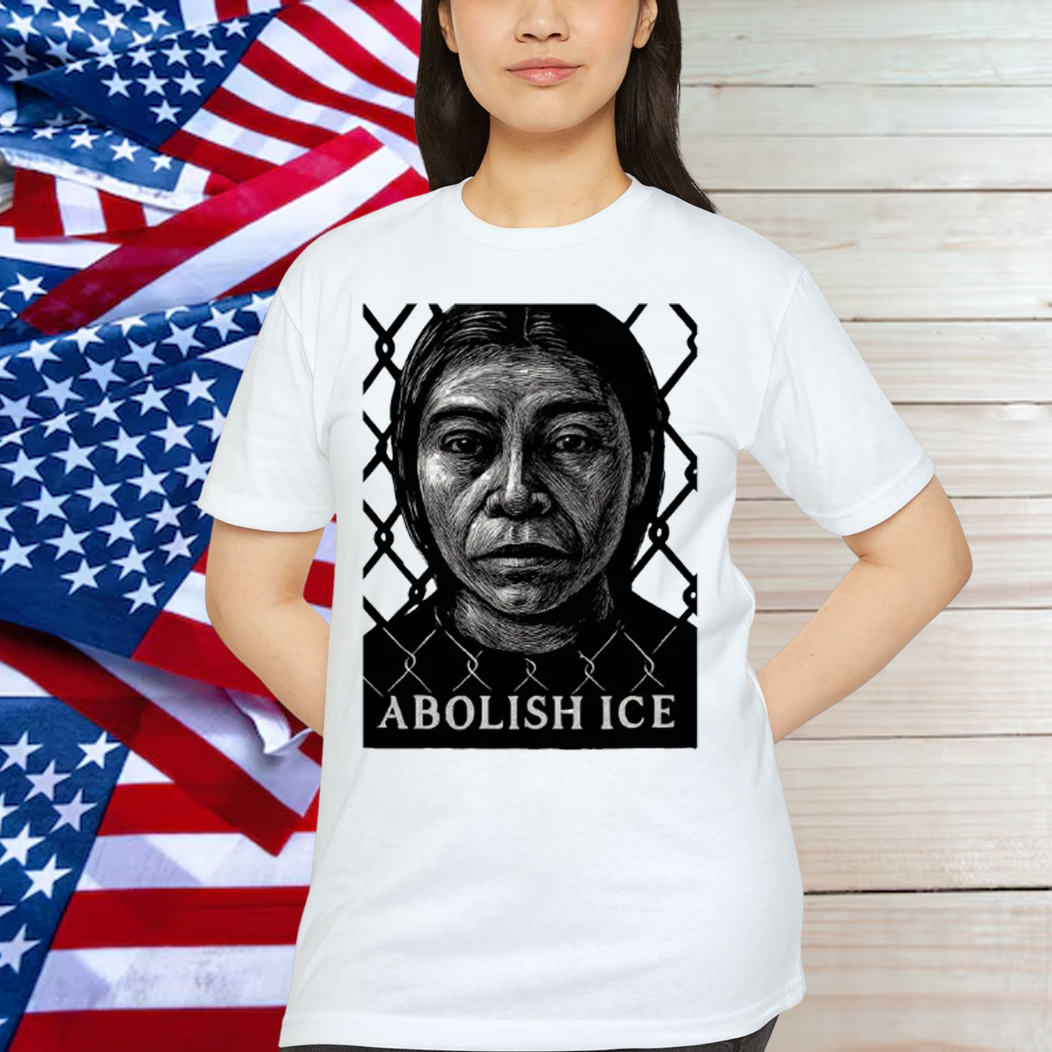 Abolish La Migra Fuck Ice T-Shirt