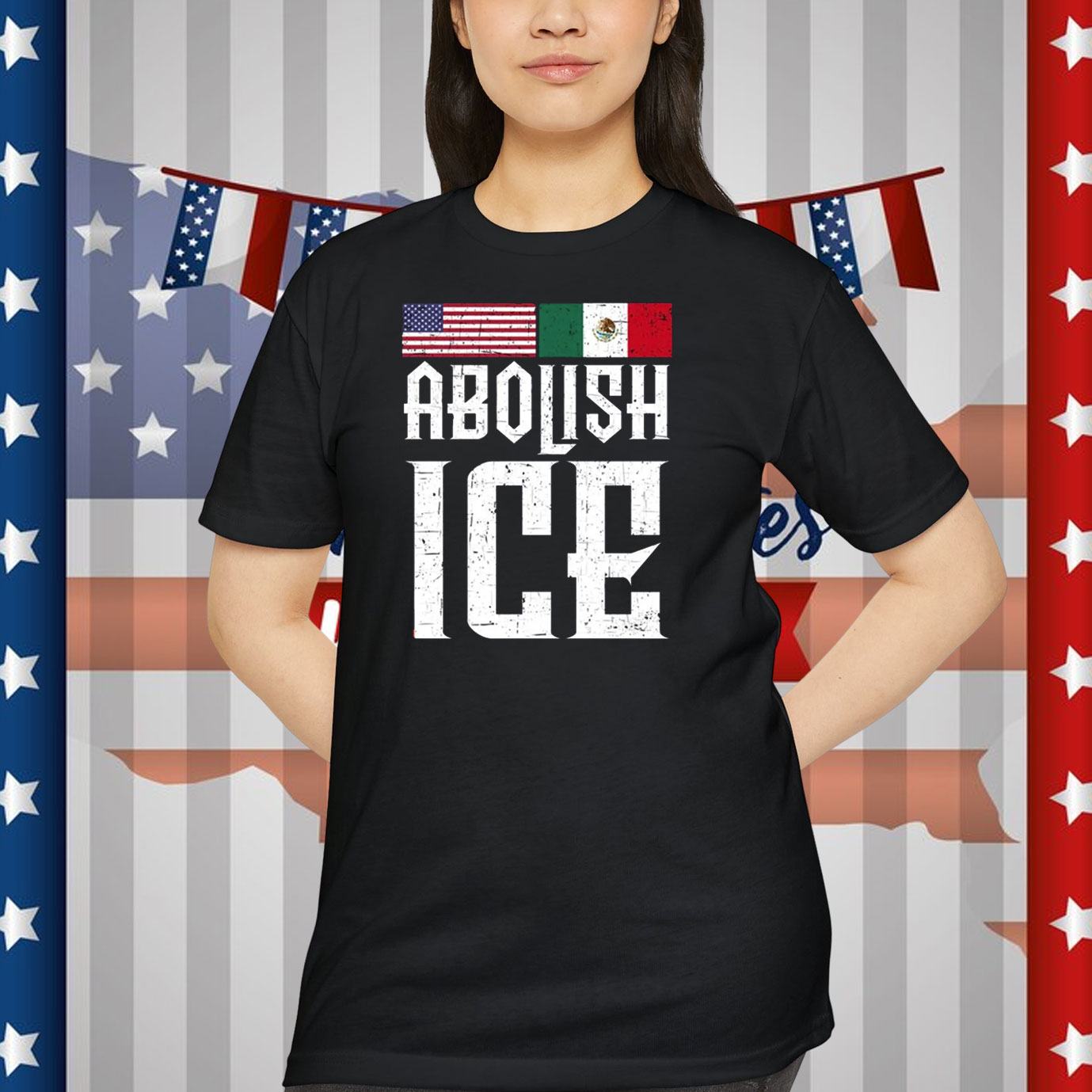 America Mexican Abolish ICE Shirt