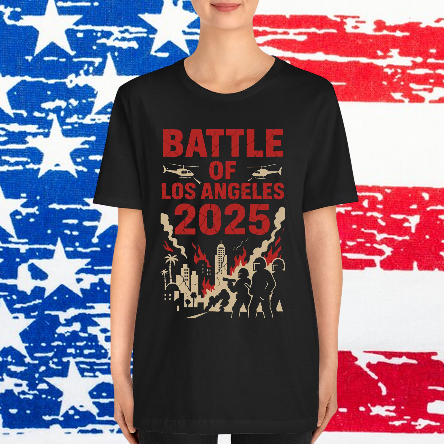 Battle of Los Angeles 2025 Protest T-Shirt