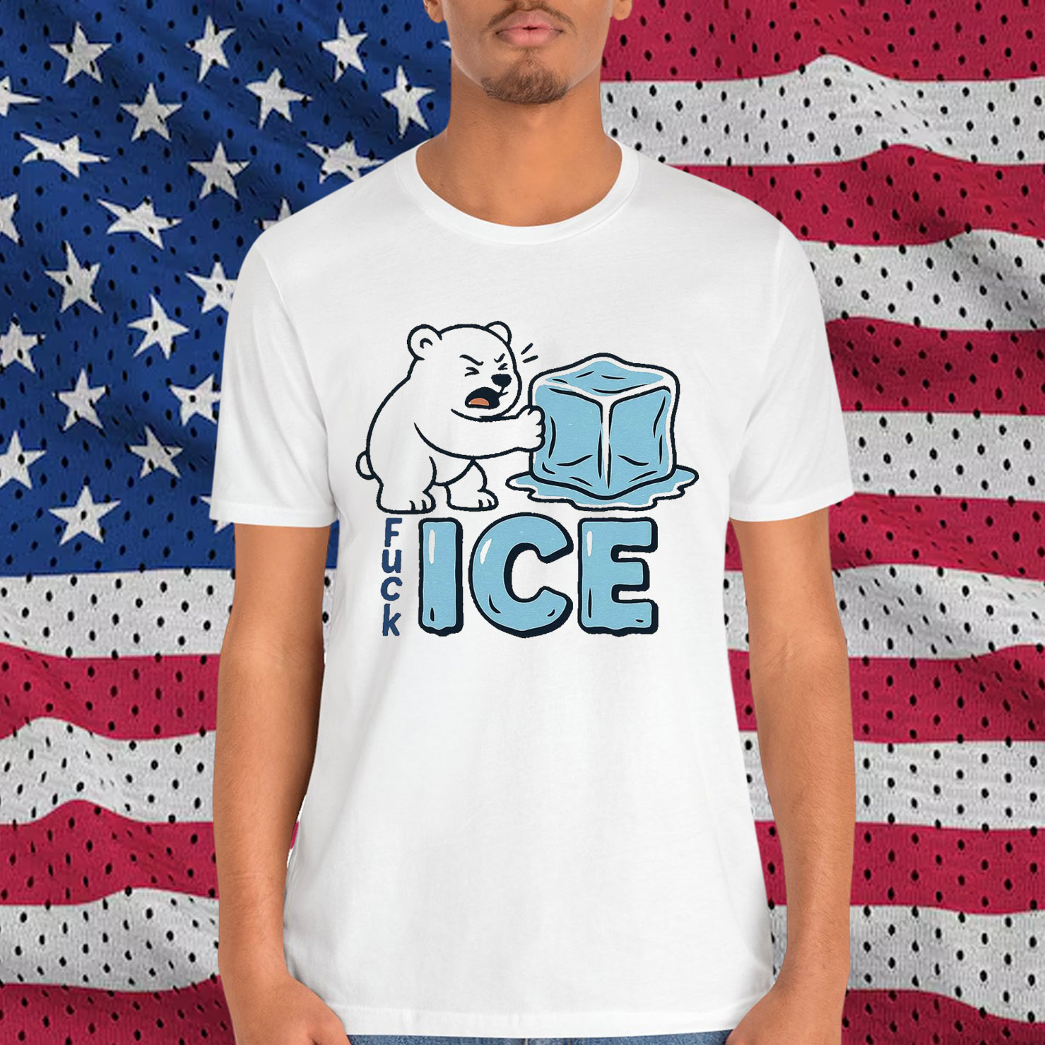 Bear Fuck ICE Anti Trump T-Shirt
