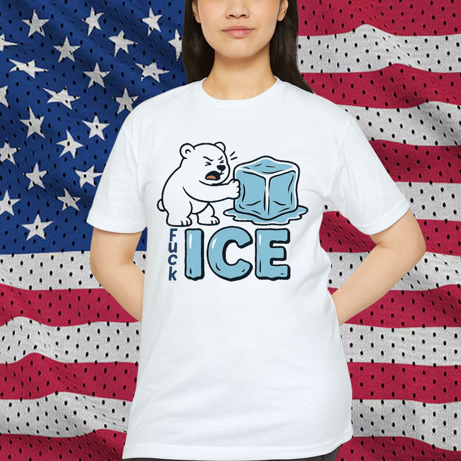 Bear Fuck ICE Anti Trump T-Shirt