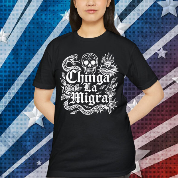 Chinga La Migra Anti ICE T-Shirt