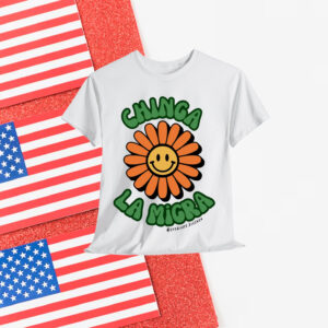 Chinga La Migra Die Cut Sticker T-Shirt