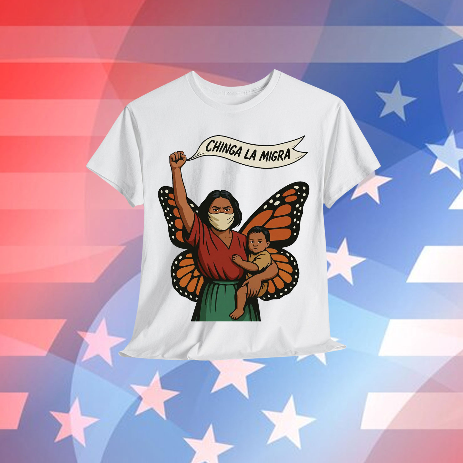 Chinga La Migra Fuck Ice T-Shirt