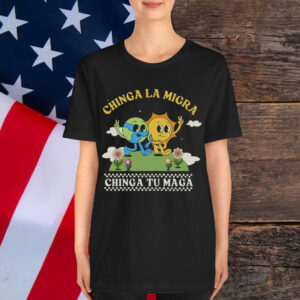 Chinga La Migra Groovy Retro T-Shirt