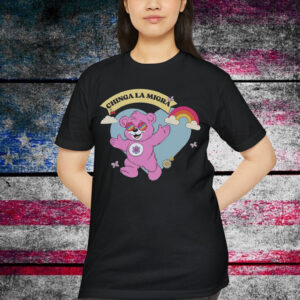 Chinga La Migra Groovy Retro T-Shirt