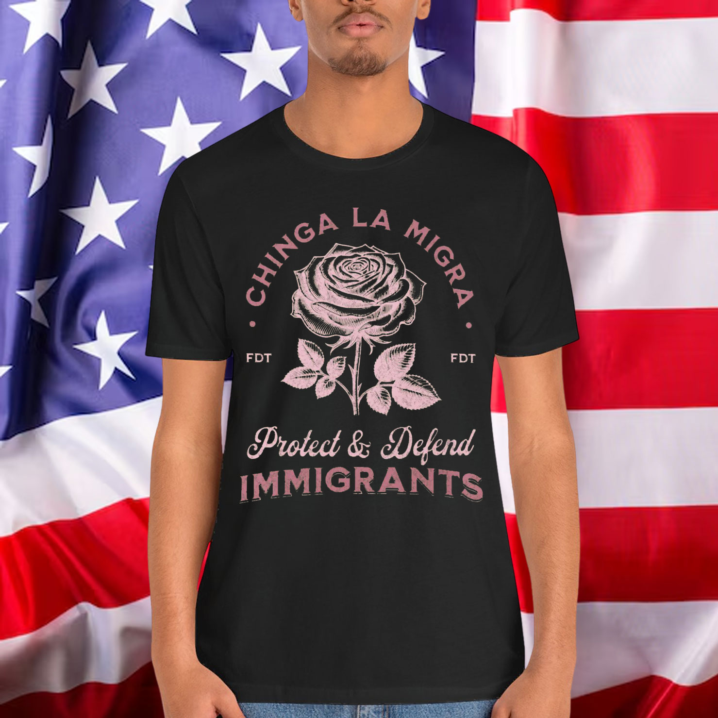 Chinga La Migra Protect Defend Immigrants T-Shirt