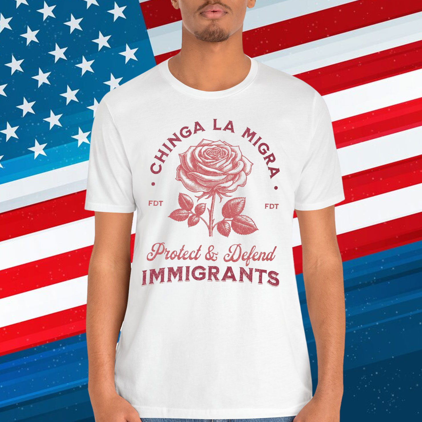 Chinga La Migra Protect Defend Immigrants T-Shirt