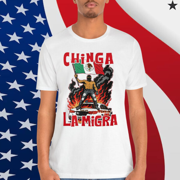 Chinga La Migra Abolish Ice Protest T-Shirt