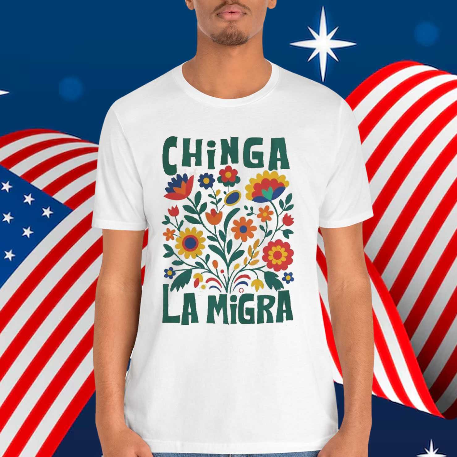 Chinga La Migra Abolish Ice Protest T-Shirt