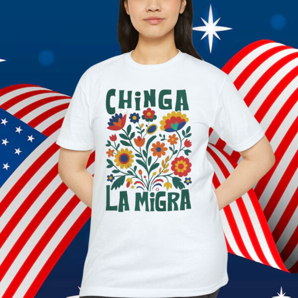 Chinga La Migra Abolish Ice Protest T-Shirt