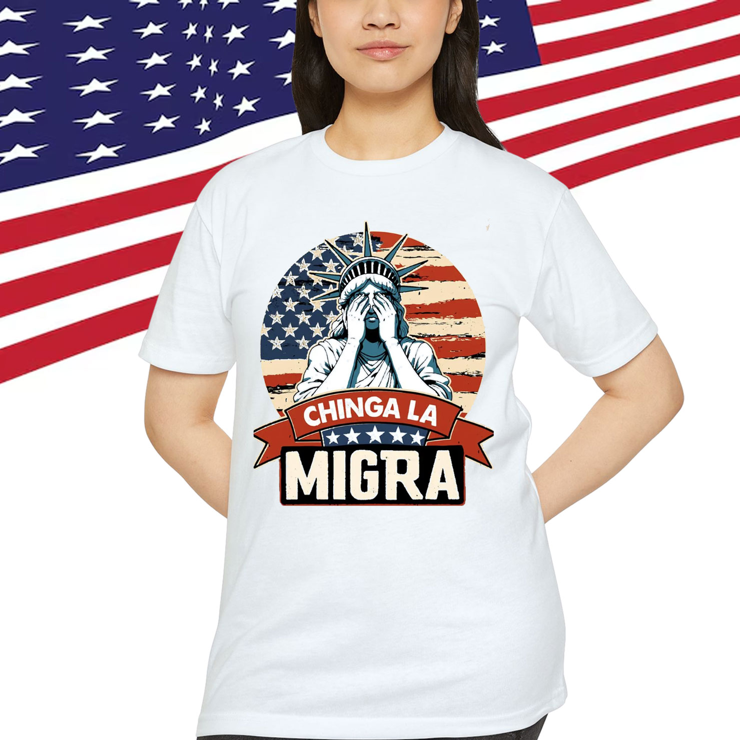 Chinga La Migra Anti ICE Protest T-Shirt