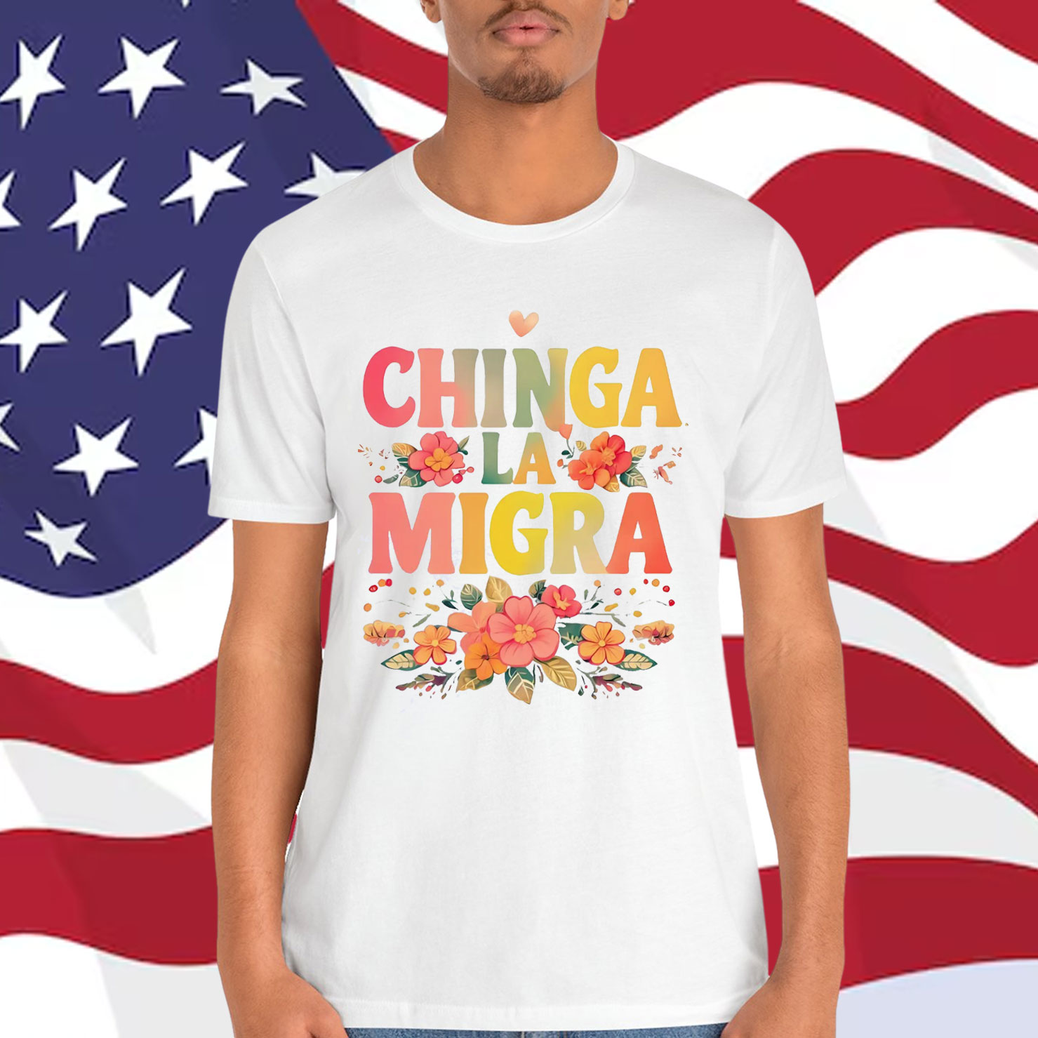 Chinga La Migra Bold Political T-Shirt