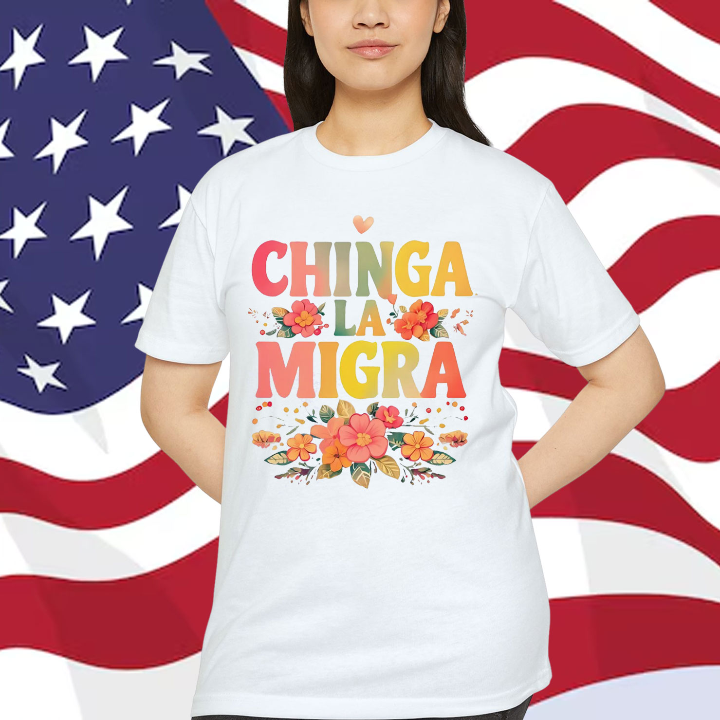Chinga La Migra Bold Political T-Shirt