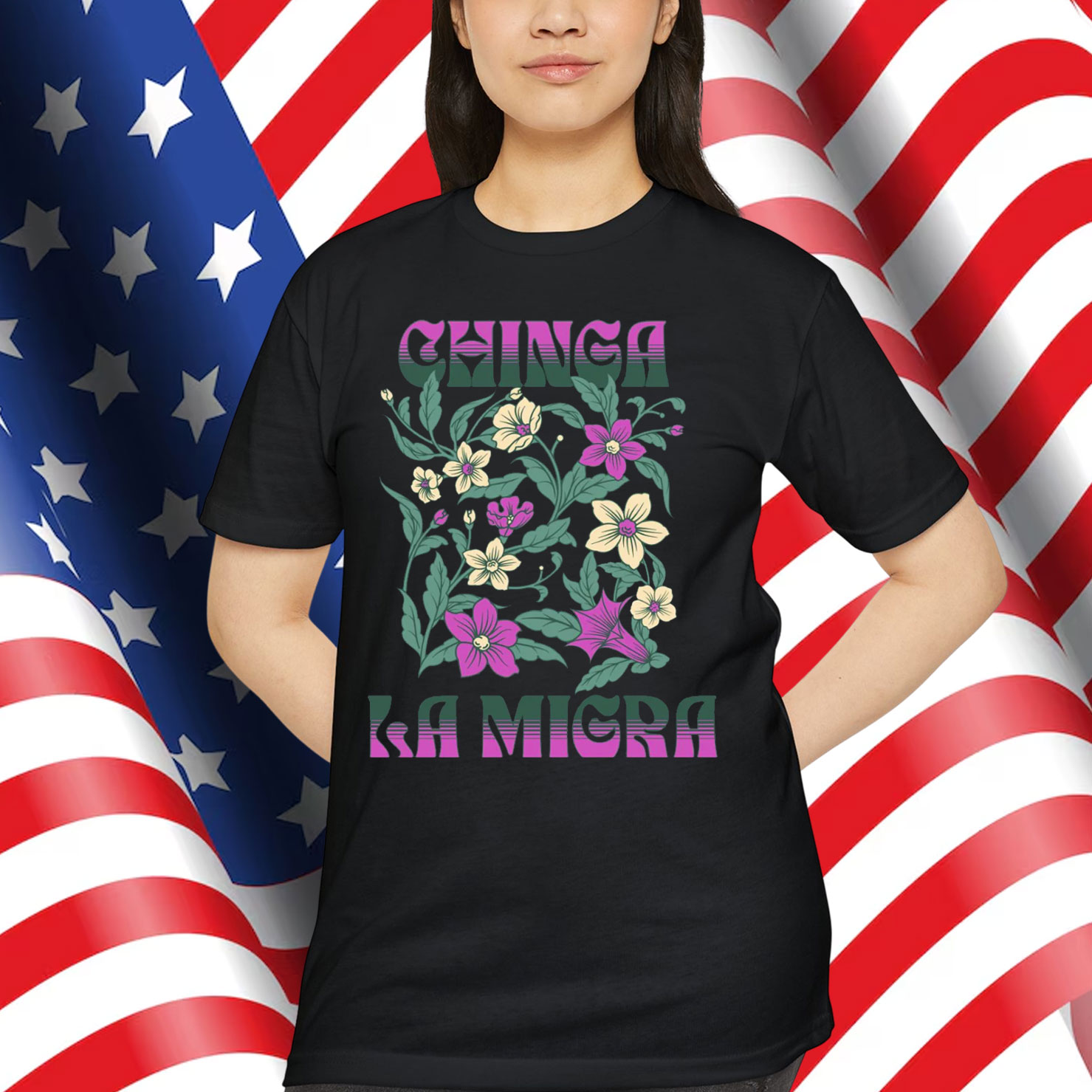 Chinga La Migra T-Shirt