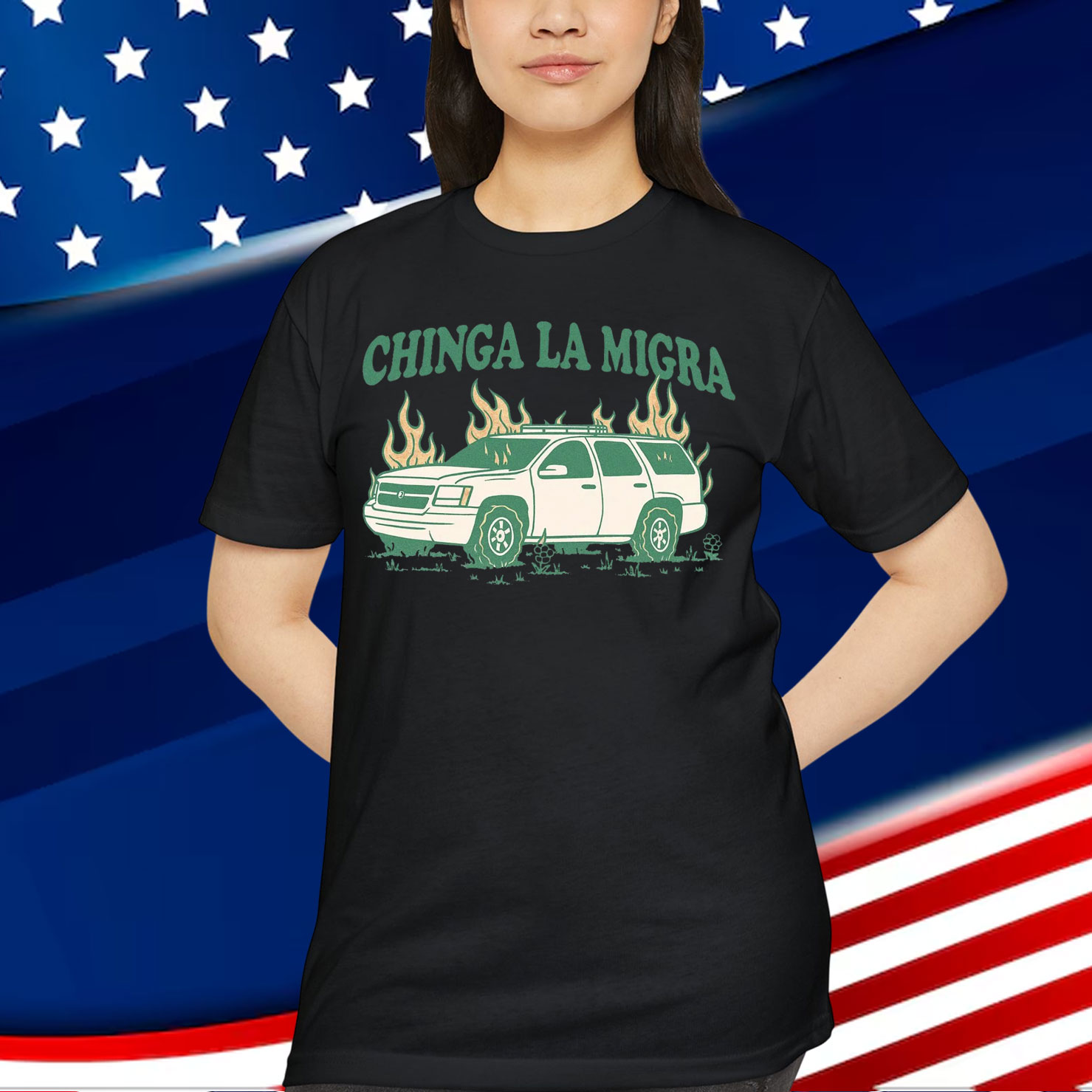 Chinga La Migra T-Shirt