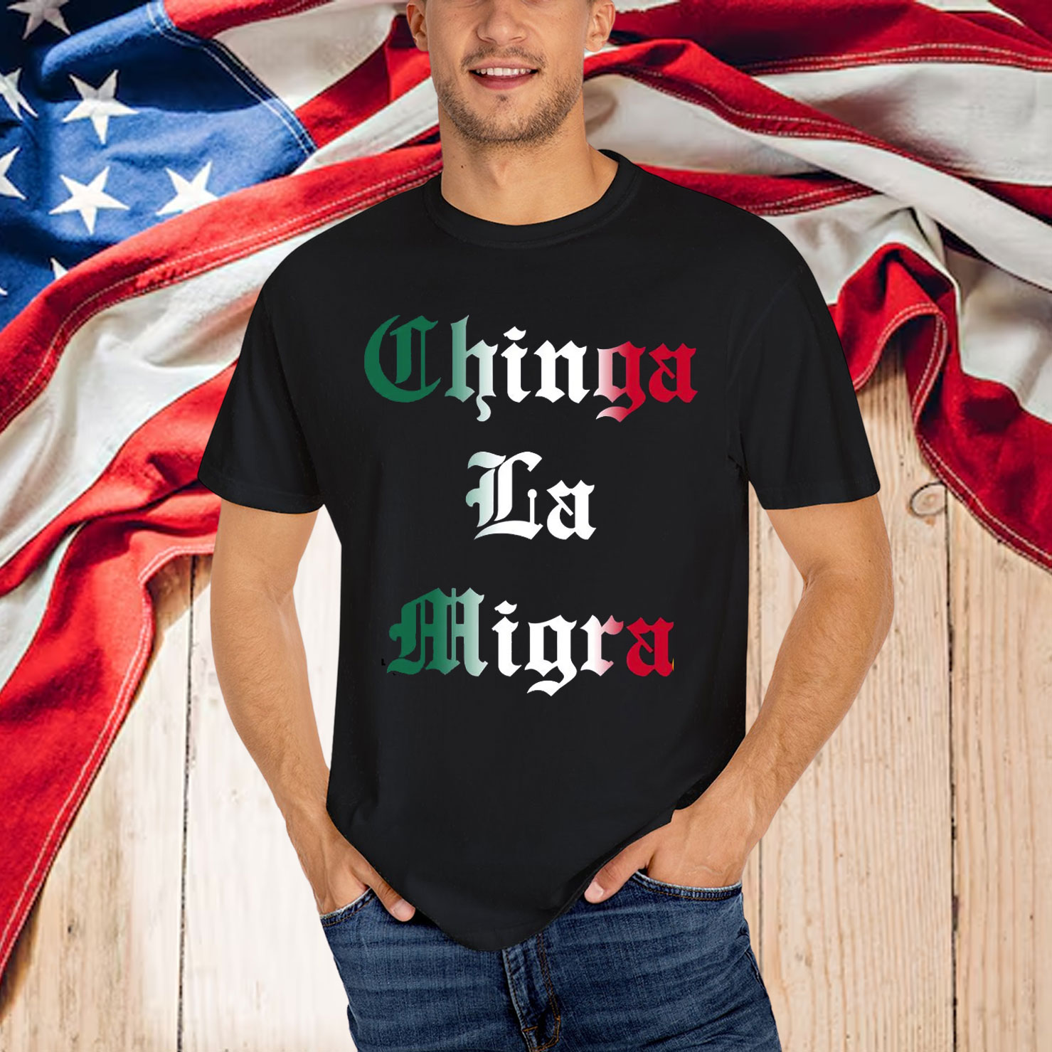Chinga La Migra T-Shirt