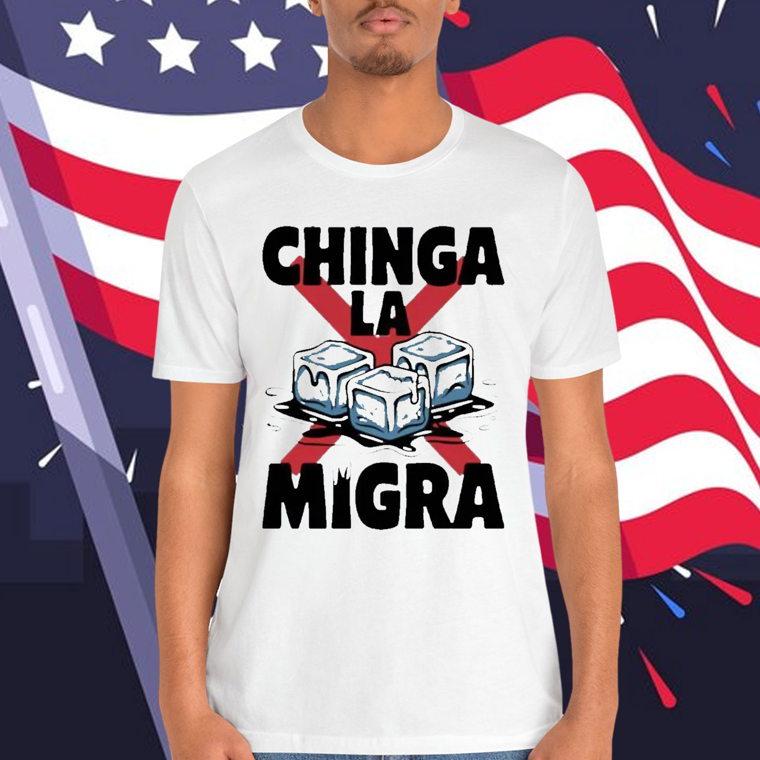 Chinga La Migra Anti ICE Protest T-Shirt