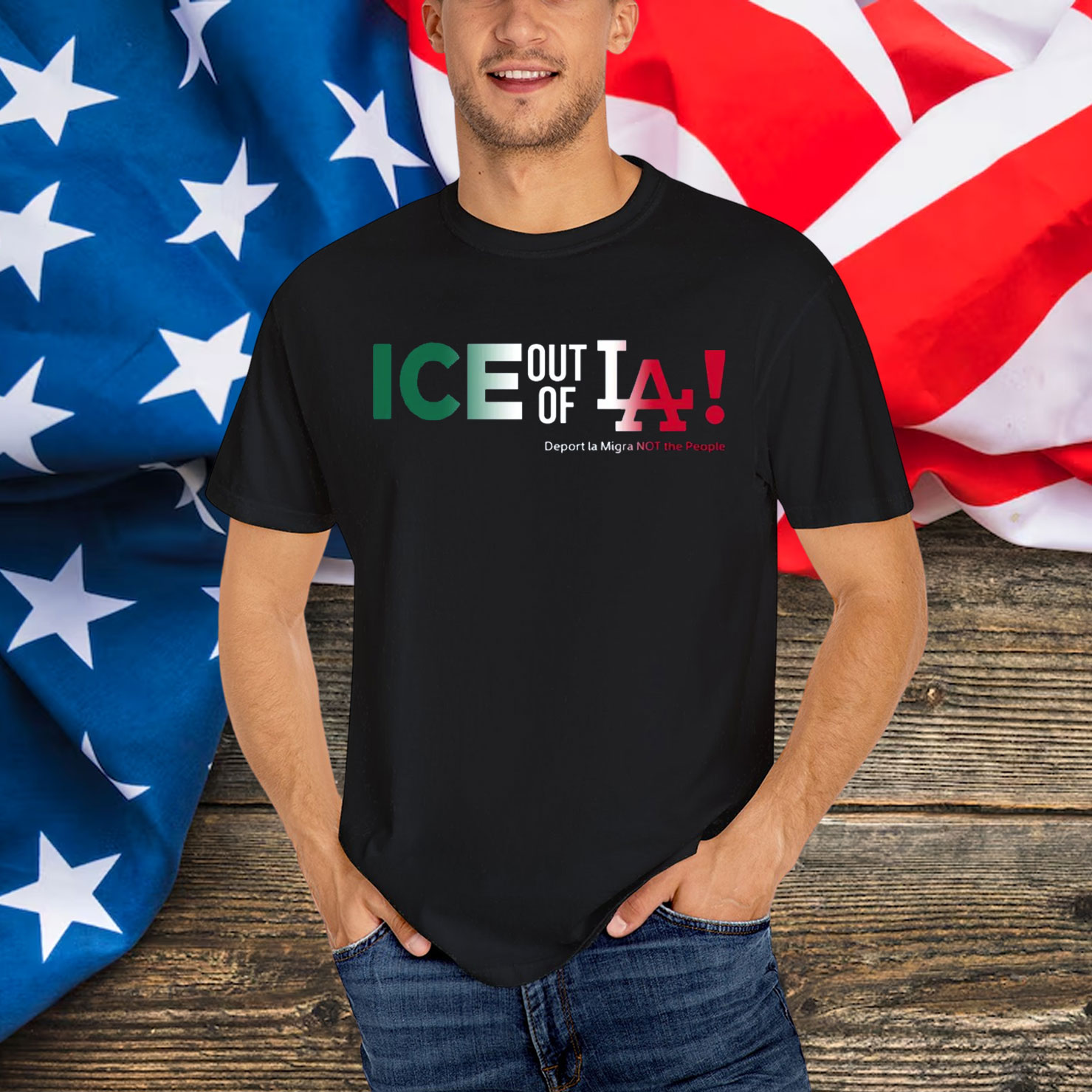 Chinga La Migra Ice Out Of La T-Shirt