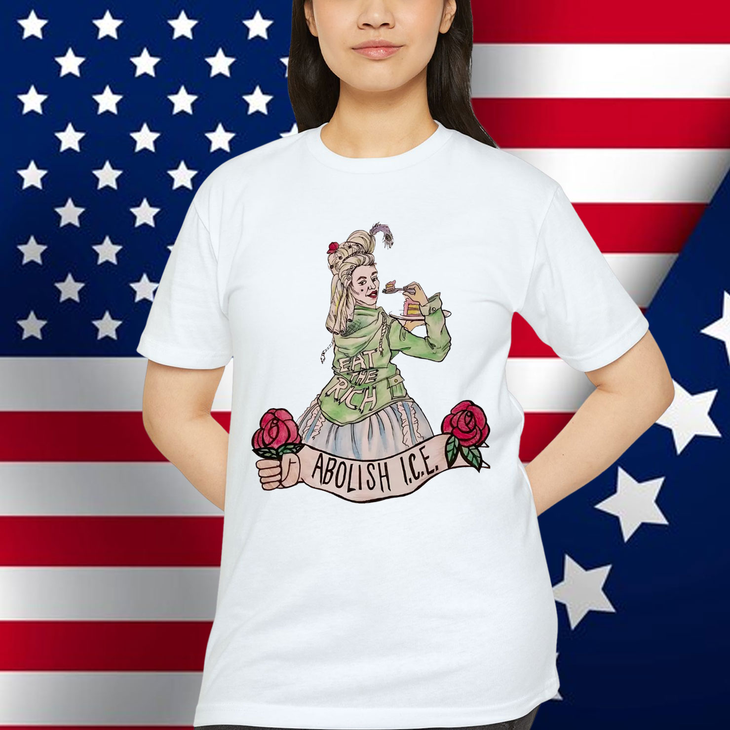 Eat the Rich Abolish Ice T-Shirt