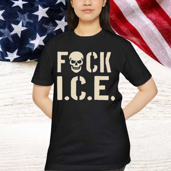Fuck ICE Skull T-Shirt