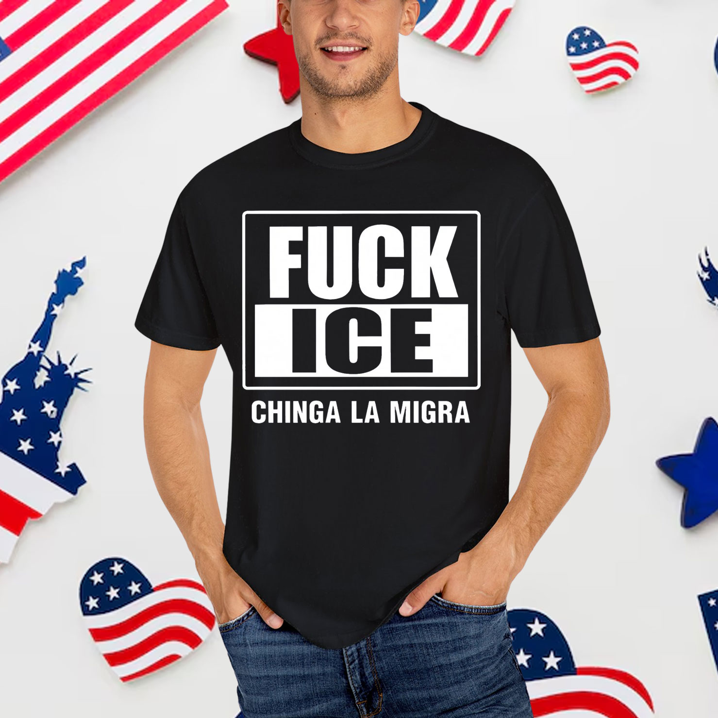Fuck ICE Chinga La Migra Protest T-Shirt